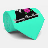 熱帯花を持つジェレミ・ベンサム ネクタイ (ロール)