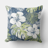 熱帯花アクセント枕 クッション (正面)