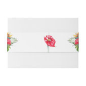 熱帯花オーセ結婚ス 招待状ベリーバンド (裏面例)