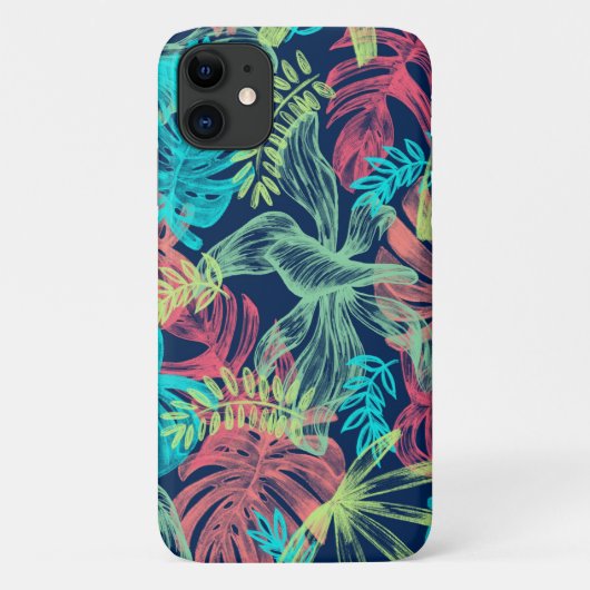 熱帯花カラフルアジアフアウェイ Case-Mate iPhoneケース (裏面)