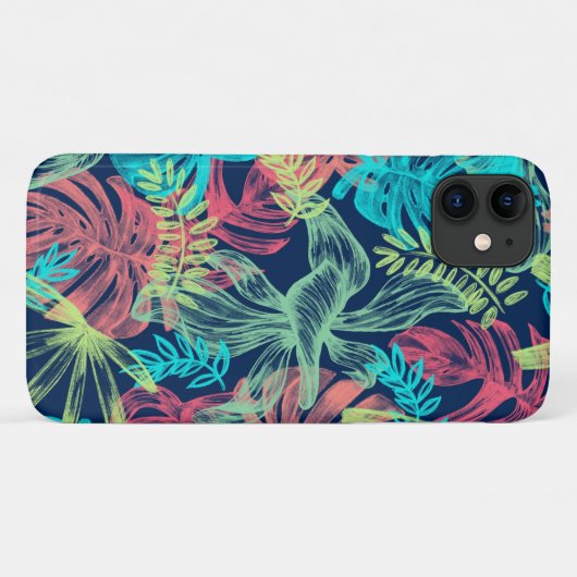 熱帯花カラフルアジアフアウェイ Case-Mate iPhoneケース (裏面(横))