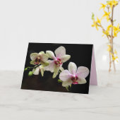 熱帯花グリーティングカード カード (黄色い花)