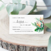 熱帯花ゲームカードの数キス プレイスカード