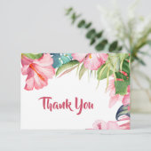 熱帯花サンキューカード エンクロージャーカード (スタンド正面)