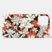 熱帯花シームレスエキゾチック模様 Case-Mate iPhoneケース (裏面 (横))