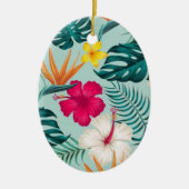 熱帯花セラミックオーナメント セラミックオーナメント (正面)