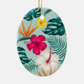 熱帯花セラミックオーナメント セラミックオーナメント (裏面)