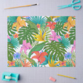 熱帯花ティッシュペーパー 薄葉紙 (クラフト)