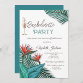 熱帯花バチェロレッテ 招待状 (正面/裏面)
