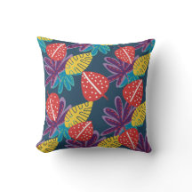 熱帯花パターントレンディーカラフル果実