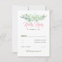 熱帯花ビーチパーティーRSVP 出欠カード