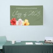 熱帯花ルアウ（ハワイ式宴会）パーティーバナー 横断幕 (トレードショー)