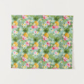 熱帯花及びパイナップル タペストリー (正面(横))