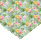 熱帯花及びパイナップル テーブルクロス (アングル)