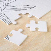 熱帯花成体着色パズル ジグソーパズル (側面)