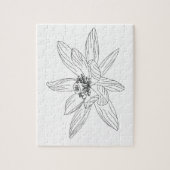 熱帯花成体着色パズル ジグソーパズル (縦)