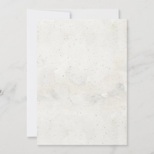 熱帯花招待状 招待状 (裏面)