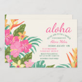 熱帯花招待状 招待状 (正面/裏面)