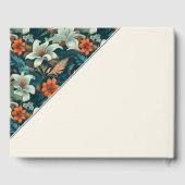 熱帯花結婚フローラ ゲストブック (裏面)