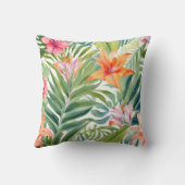 熱帯花離れ類ハワイアンスタイル クッション (裏面)