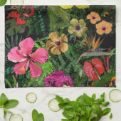 熱帯花🌺 キッチンタオル (折り畳み)