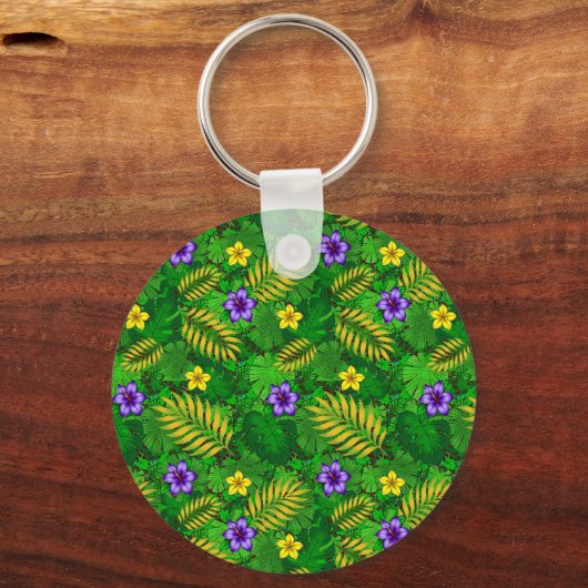熱帯花 キーホルダー (裏面)