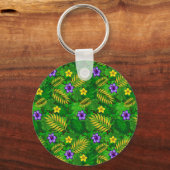 熱帯花 キーホルダー (正面)