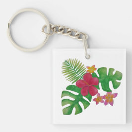 熱帯花 キーホルダー