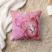 熱帯花 クッション (ブランケット)