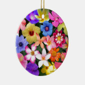 熱帯花 セラミックオーナメント (右)