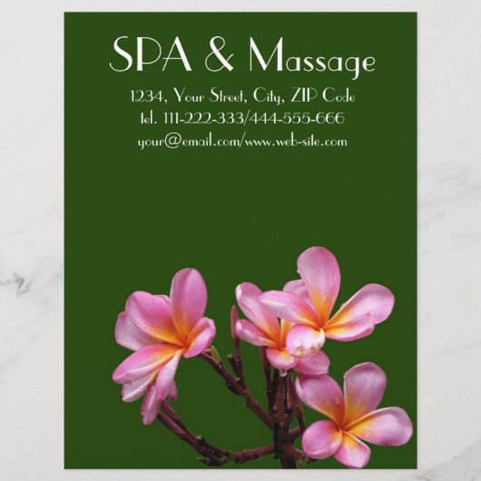 熱帯花 チラシ (正面)