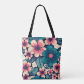 熱帯花 トートバッグ (裏面)