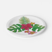 熱帯花 ペーパープレート (アングル)