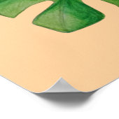 熱帯花 ポスター (角)