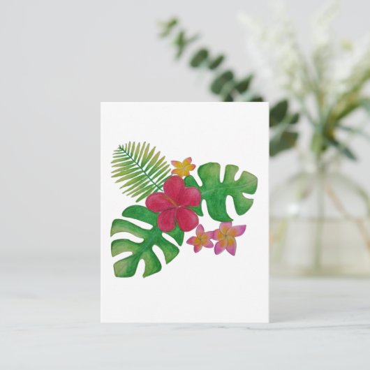 熱帯花 ポストカード (スタンド正面)