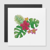 熱帯花 マグネット招待状 (正面/裏面)