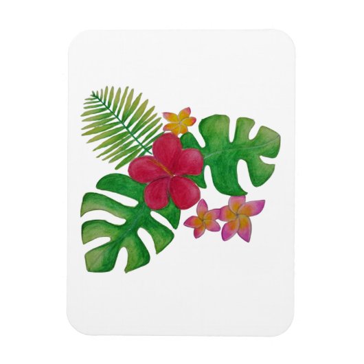 熱帯花 マグネット (縦)