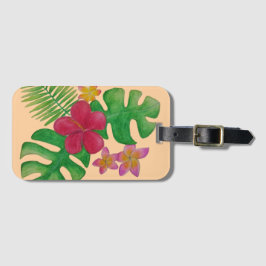 熱帯花 ラゲッジタグ