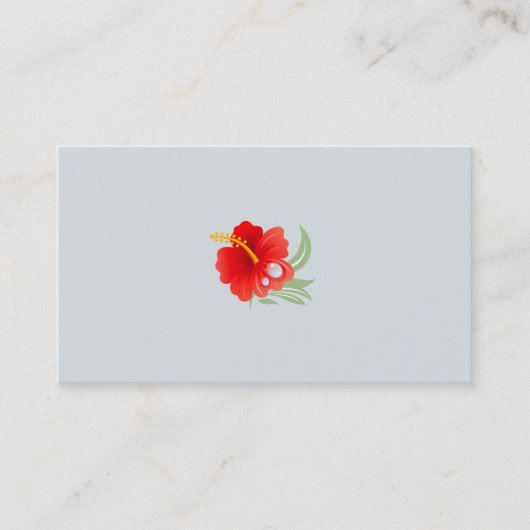 熱帯花 名刺 (正面)
