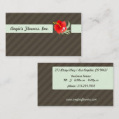 熱帯花 名刺 (正面/裏面)