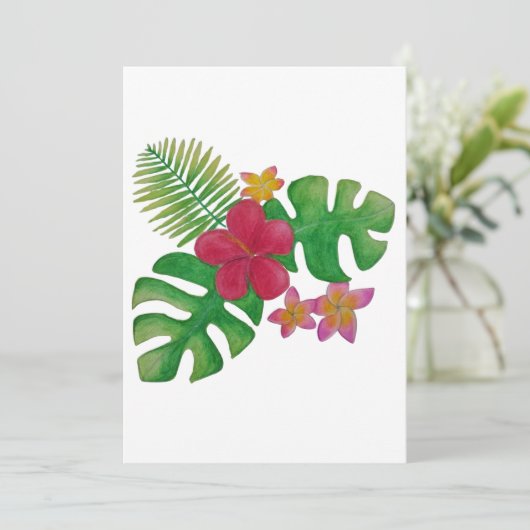 熱帯花 招待状 (スタンド正面)