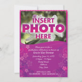 熱帯花 招待状 (正面)