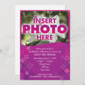 熱帯花 招待状 (正面/裏面)