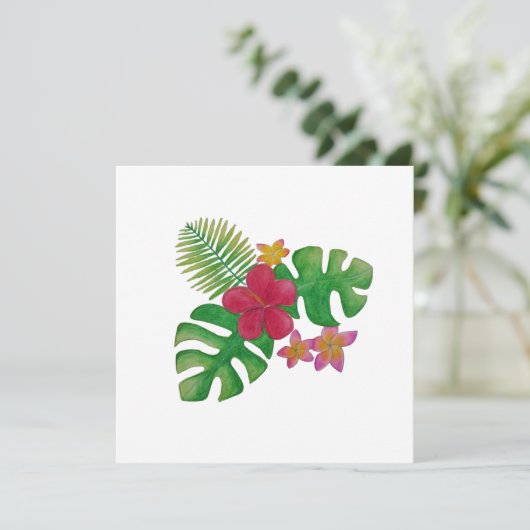熱帯花 招待状 (スタンド正面)
