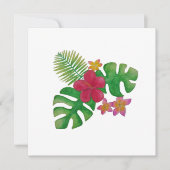 熱帯花 招待状 (正面)