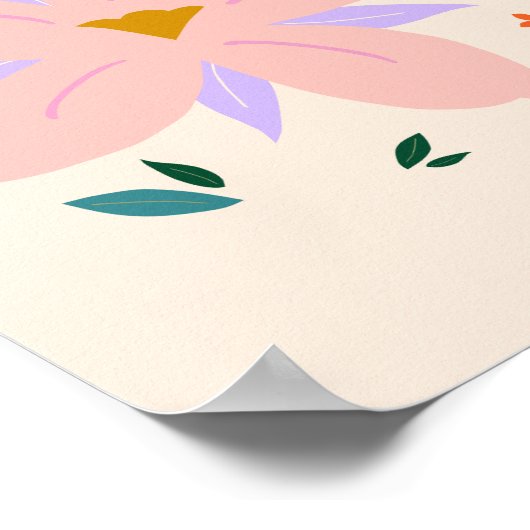 熱帯花 | 02 ポスター (角)