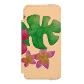 熱帯花 INCIPIO iPhoneウォレットケース (フォリオ 正面)