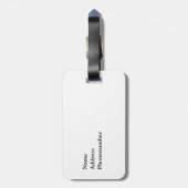 熱帯荷物のラベルはカスタマイズ ラゲッジタグ (裏面縦)