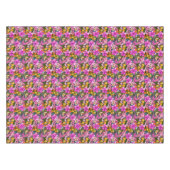 熱帯葉および花 テーブルクロス (正面(横))