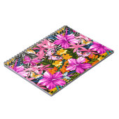 熱帯葉および花 ノートブック (左側)